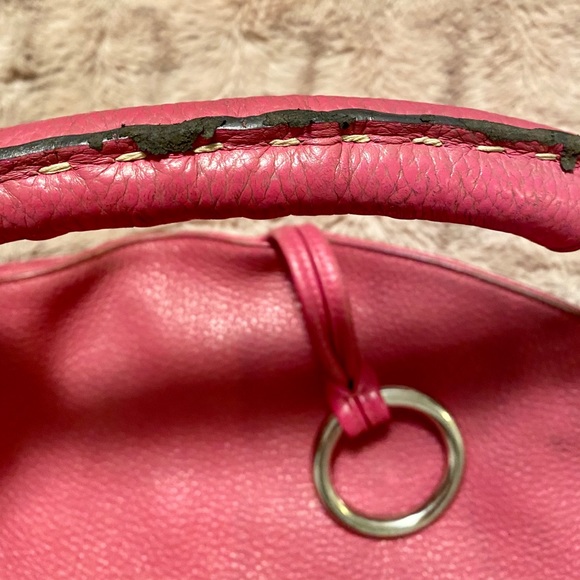 BGBC Maxazria Hot Pink Leather Handbag - Original - Picture 2 of 6